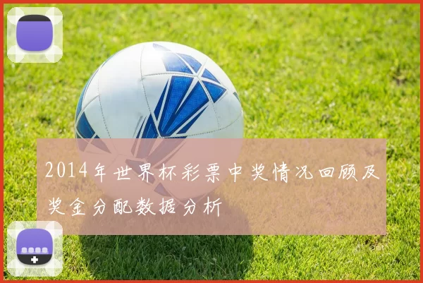 2014年世界杯彩票中奖情况回顾及奖金分配数据分析